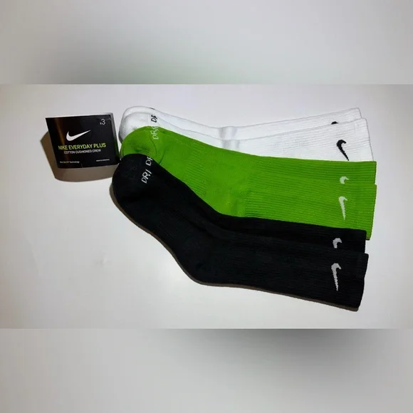 Nike Dri-fit Everyday plus cushioned crew socks multicolor - Picture 3 of 8